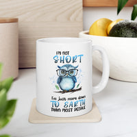 "Shorty Owl" Ceramic Coffee Mug - 11 oz