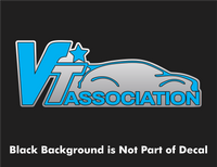 Official VT Association Decals (7 Colors - 3 Sizes)