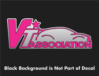 Official VT Association Decals (7 Colors - 3 Sizes)
