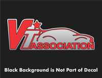 Official VT Association Decals (7 Colors - 3 Sizes)