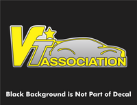 Official VT Association Decals (7 Colors - 3 Sizes)