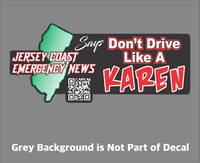 Official Jersey Coast Emergency News "Attitude" Decals - 3 Styles Available