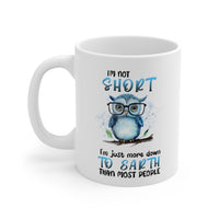 "Shorty Owl" Ceramic Coffee Mug - 11 oz