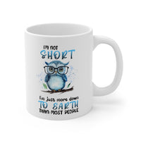 "Shorty Owl" Ceramic Coffee Mug - 11 oz