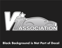 Official VT Association Decals (7 Colors - 3 Sizes)