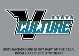 Official V-Culture Decals (8 Colors - 3 Sizes)