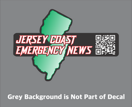 Official Jersey Coast Emergency News Decal