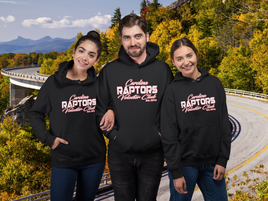 Official Carolina Raptors Veloster Club Hoodies - Unisex